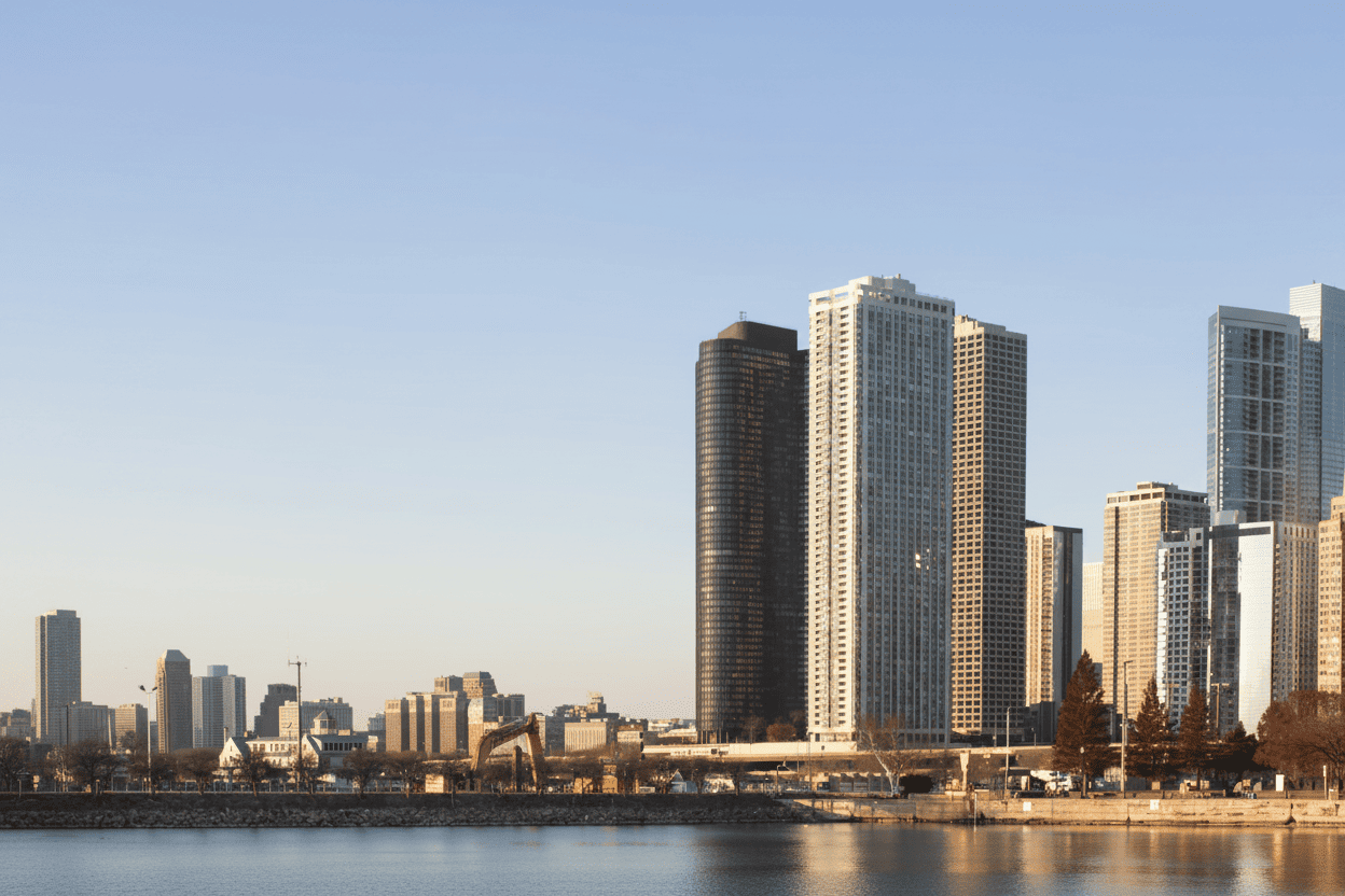 Chicago skyline by day