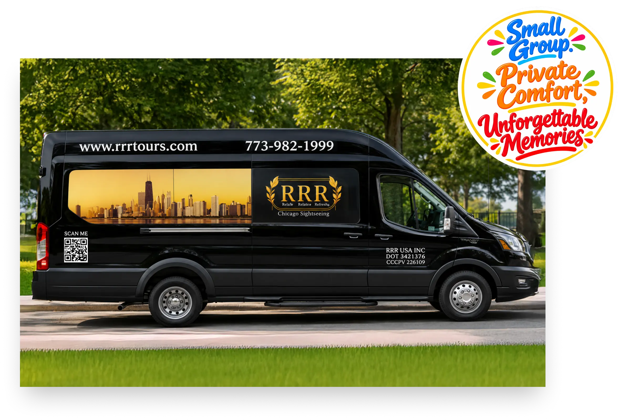 RRR Tours Sprinter van